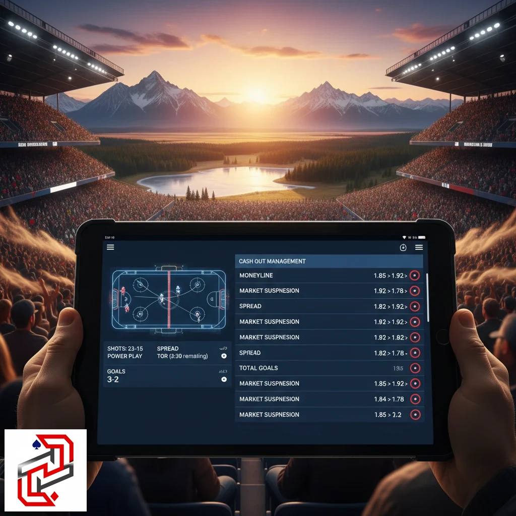 Active tickets tab showing real-time early settlement cash out values