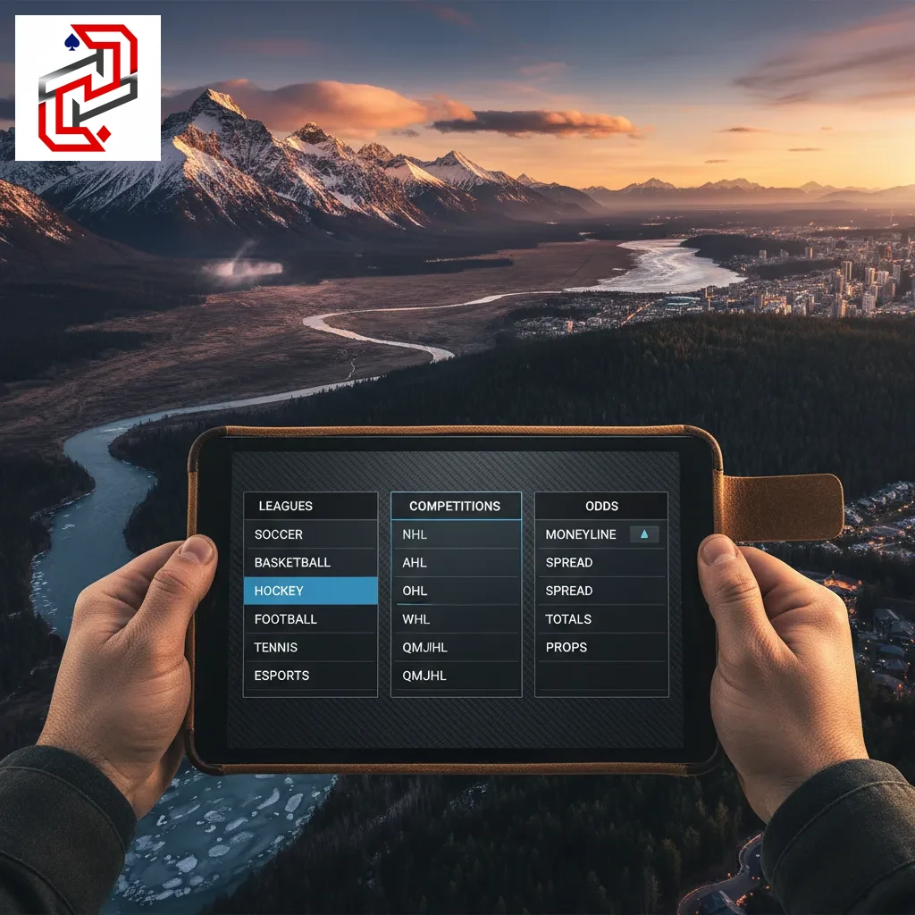 Playline sports navigation sidebar showing NHL, NFL, and NBA listings.