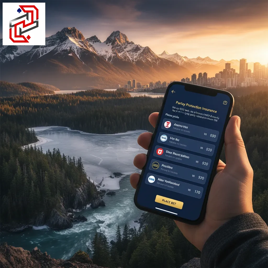 Mobile sportsbook parlay slip interface showing five combined game selections