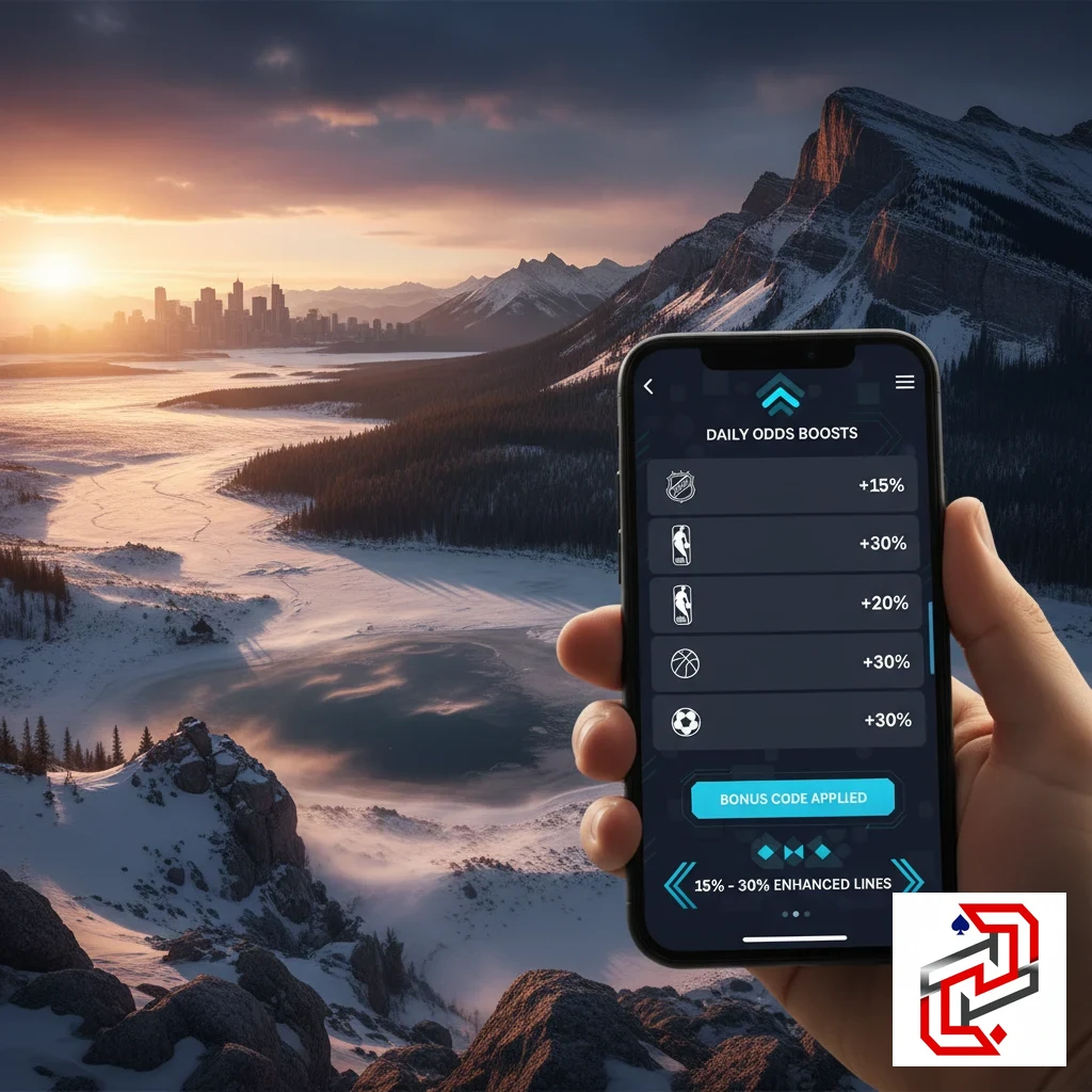 Digital betting board highlighting enhanced payout lines for upcoming hockey fixtures