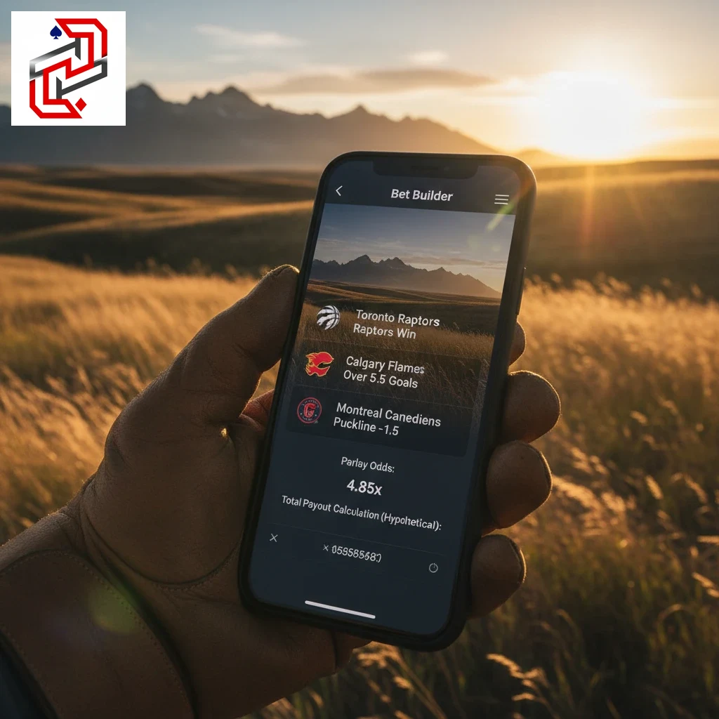 Mobile interface displaying payment methods and active wagers.